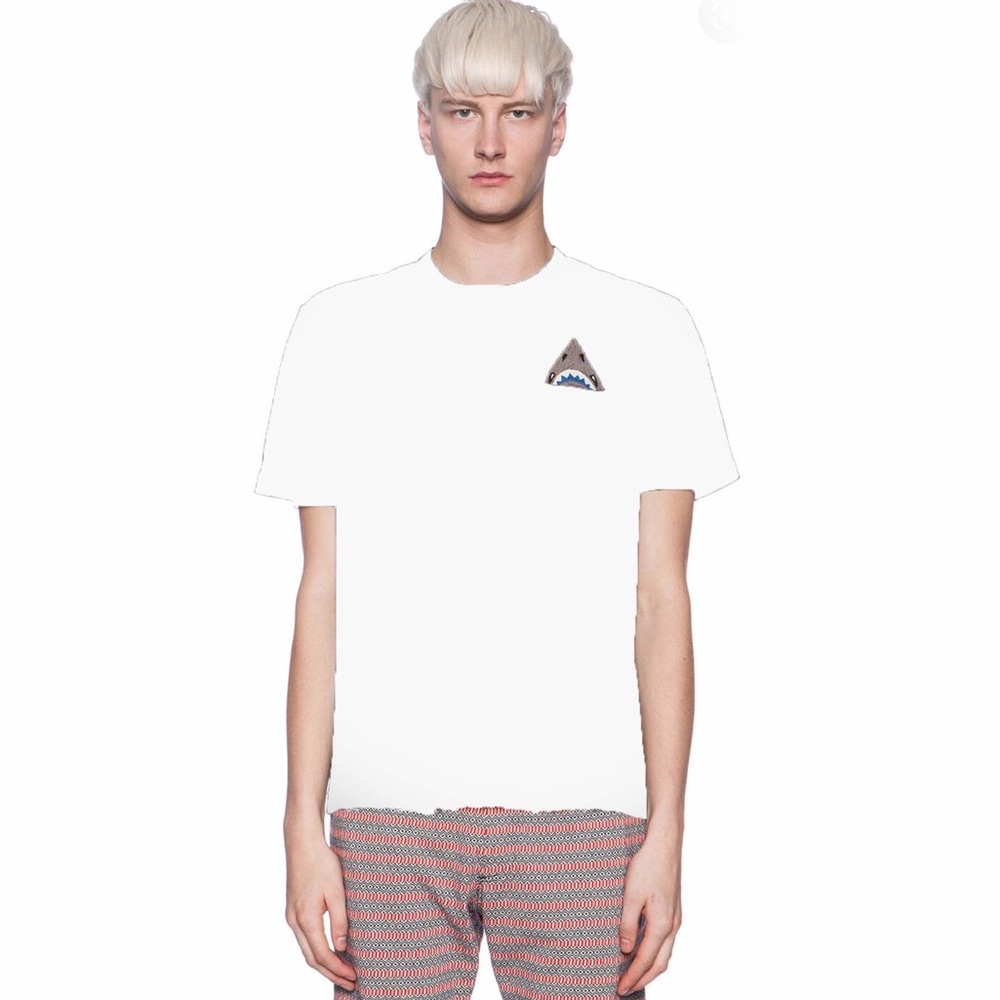 Burkman Bros Embr Shark Tee